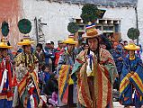 Mustang Lo Manthang Tiji Festival Day 1 04-2 Dorje Jono And Monks First Dance